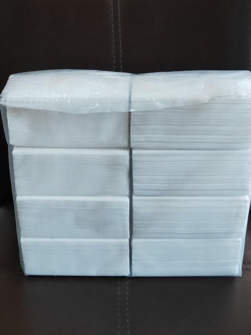Interpooler Box Tissue Tissue interfold per piece, Furniture & Home Living, Cleaning ...