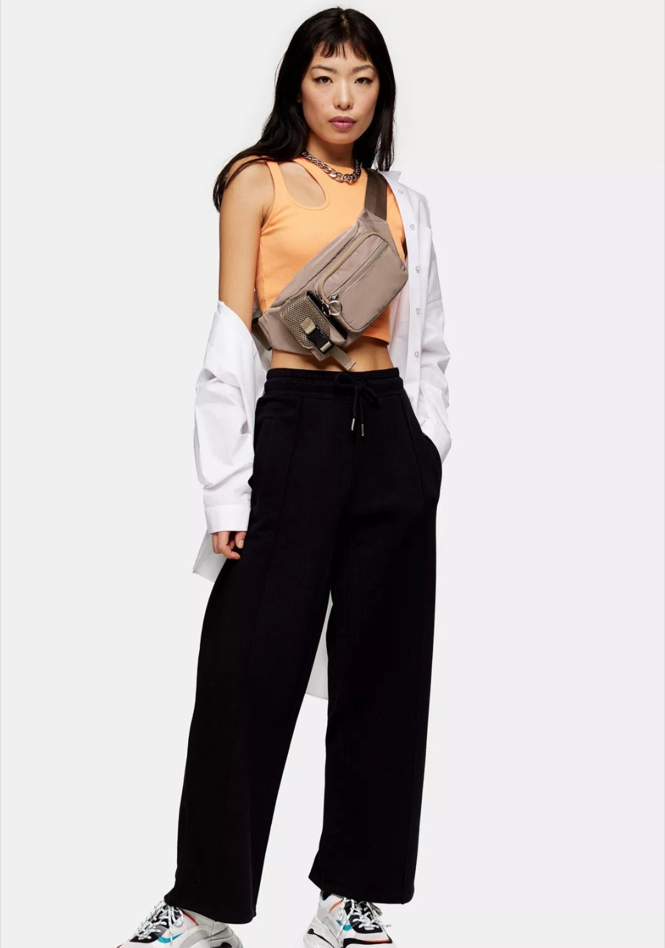 topshop wide leg sweatpants