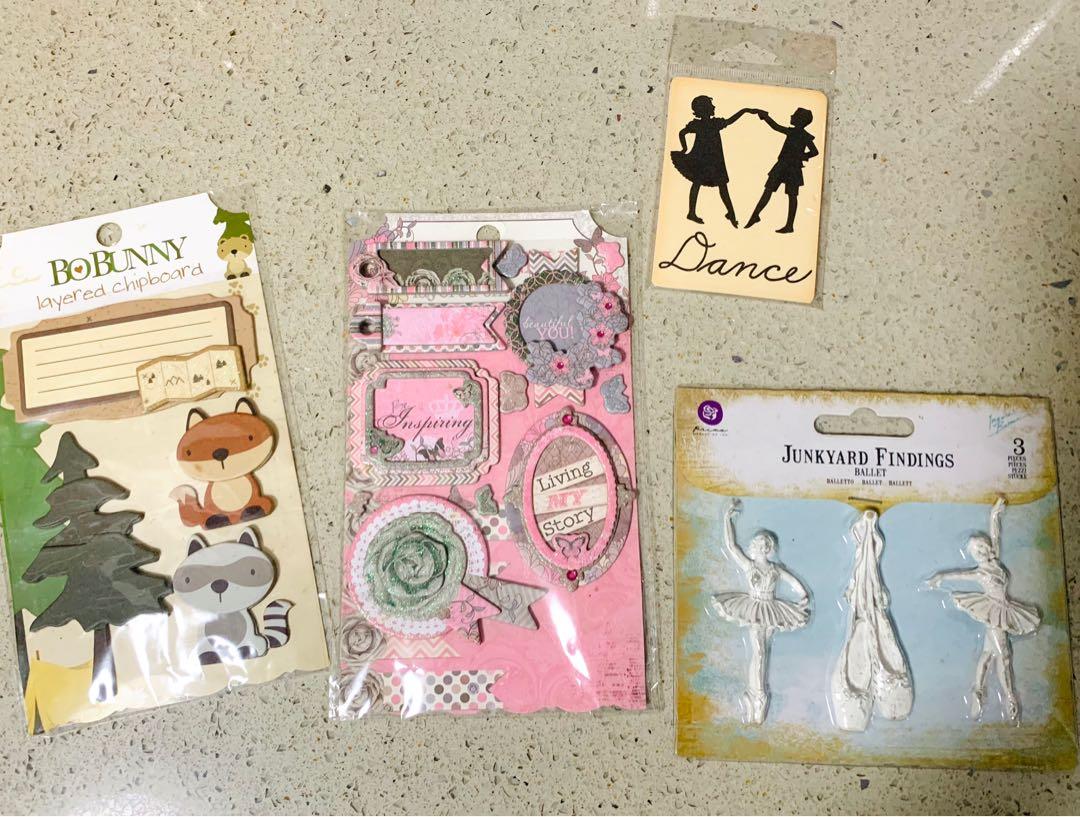 Scrapbooking (Category: Craft Supplies & Tools) located in Singapore. Submitted by stitchchl (Listing ID 1057464413, Image 1). Description: Total cost price: $27 selling to de clutter as not using.