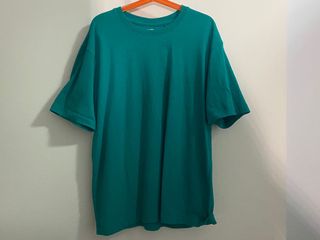 aqua green top