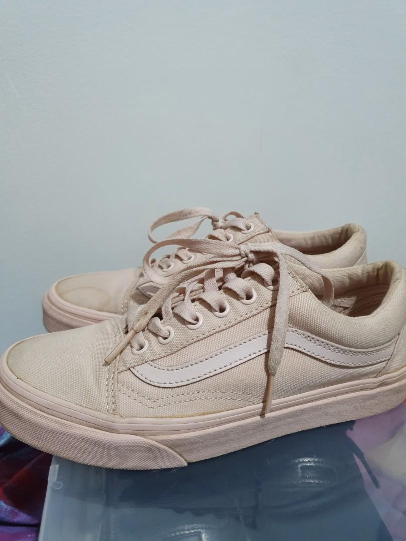 pale pink vans old skool