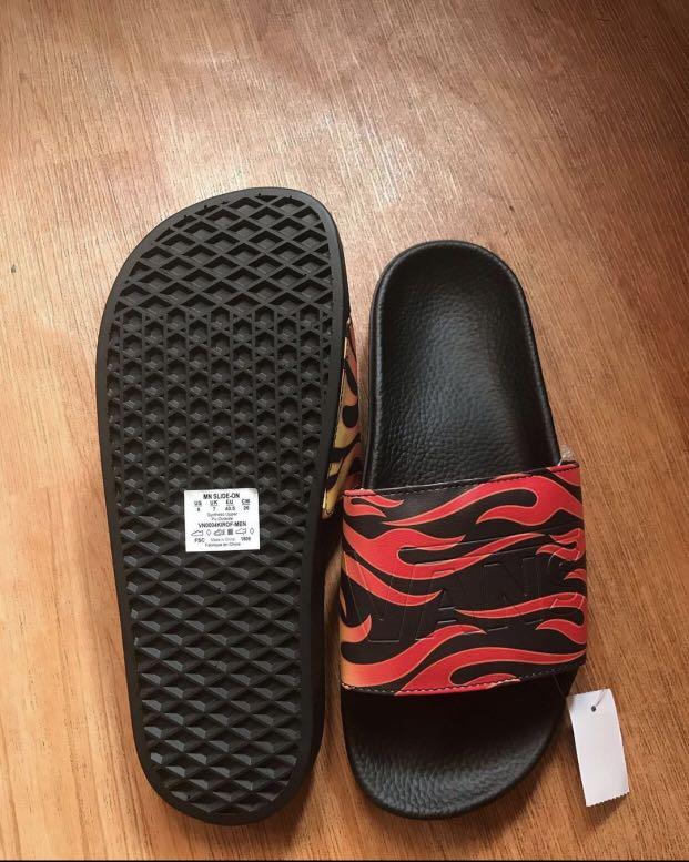 Vans flame slides on sale