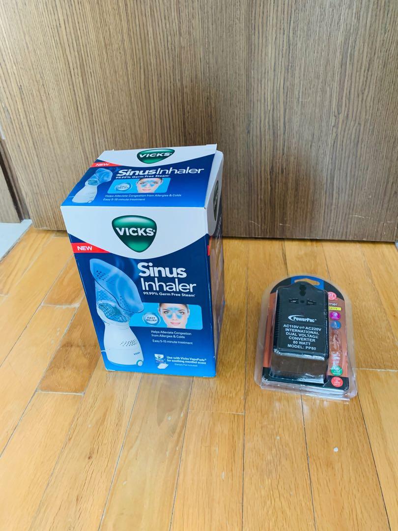Vicks sinus steam inhaler & face steamer, Health & Nutrition, Health