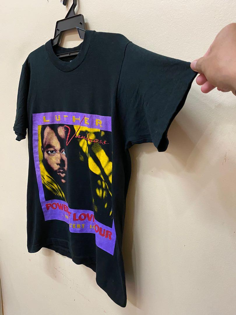 国内在庫】 - 90S 当時物Luther Vandross ラップTシャツ ヴィンテージ