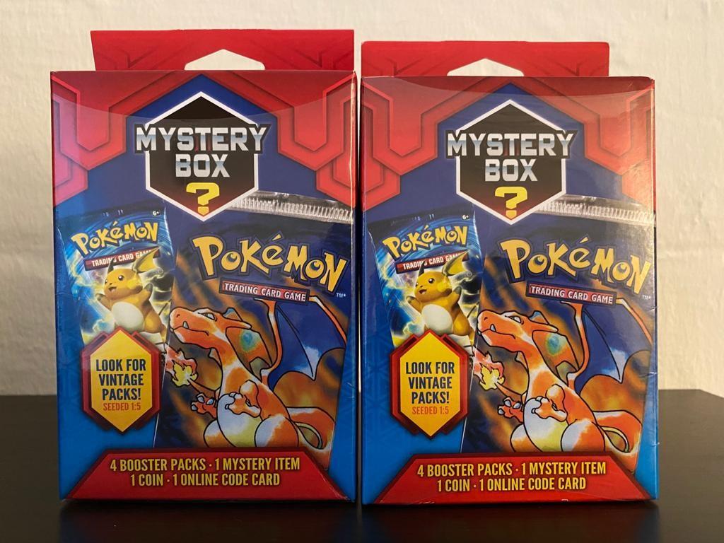 Brand New Pokemon Mystery Power Boxes 1:5 Vintage Packs 