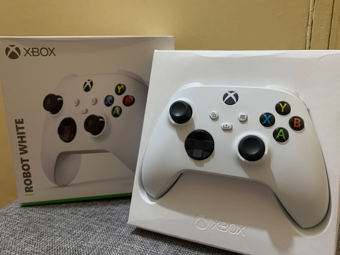 Xbox Wireless Controller(Robot White)(Xbox Series X/S), Video Gaming ...