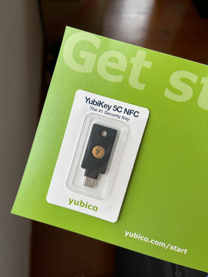 Yubico Yubikey 5C NFC USBC, Computers & Tech, Parts & Accessories