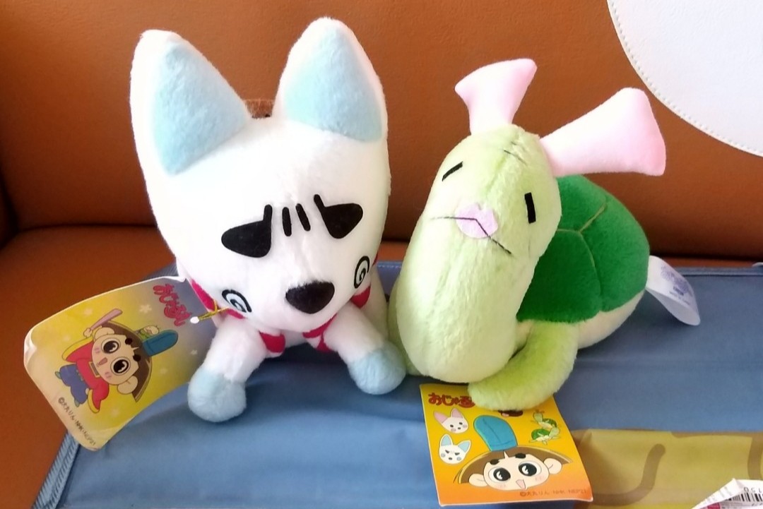 1套2隻 邪留丸王子 反斗小王子 丸少爺 Ojarumaru 全新正版 日版 景品 龜姬 怒犬 笑犬 13cm 公仔 黃助 電蟲, 興趣及遊戲 ...