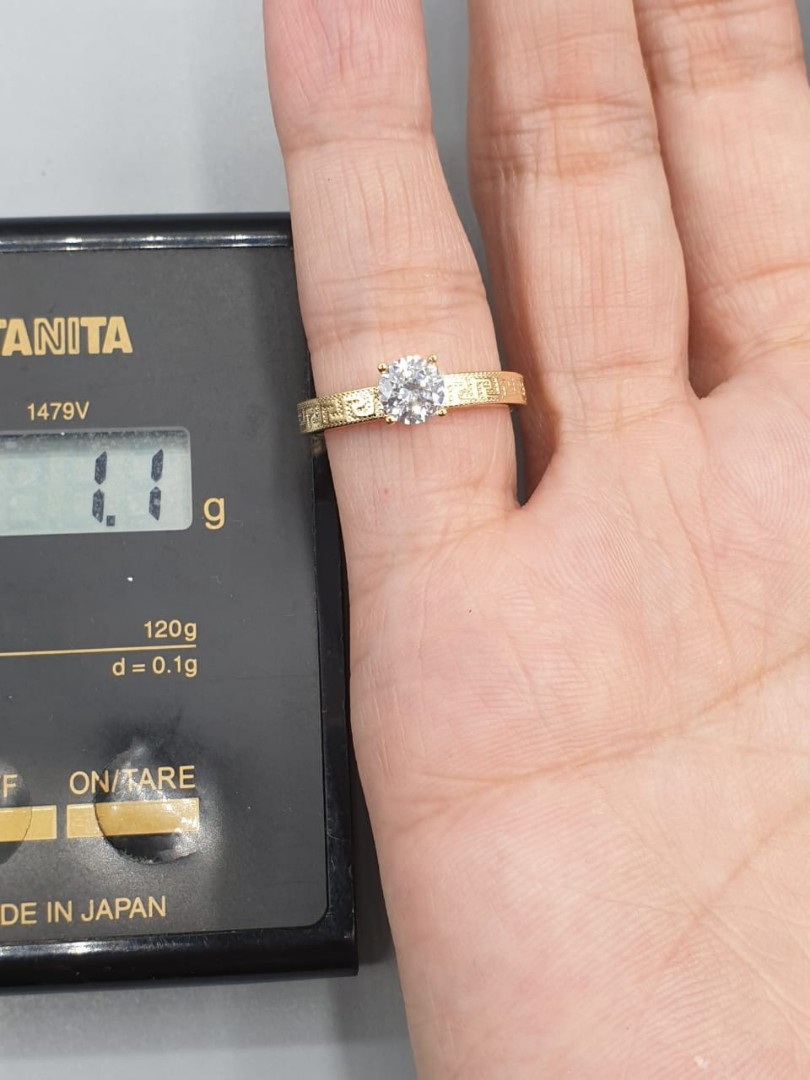 Fendi ring deals diamond