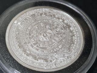 3 X 1 Oz AZTEC CALANDER .999 Fine Silver coins