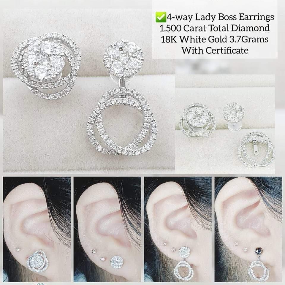 Boss shop lady earrings