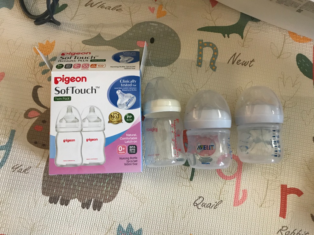 used baby bottles