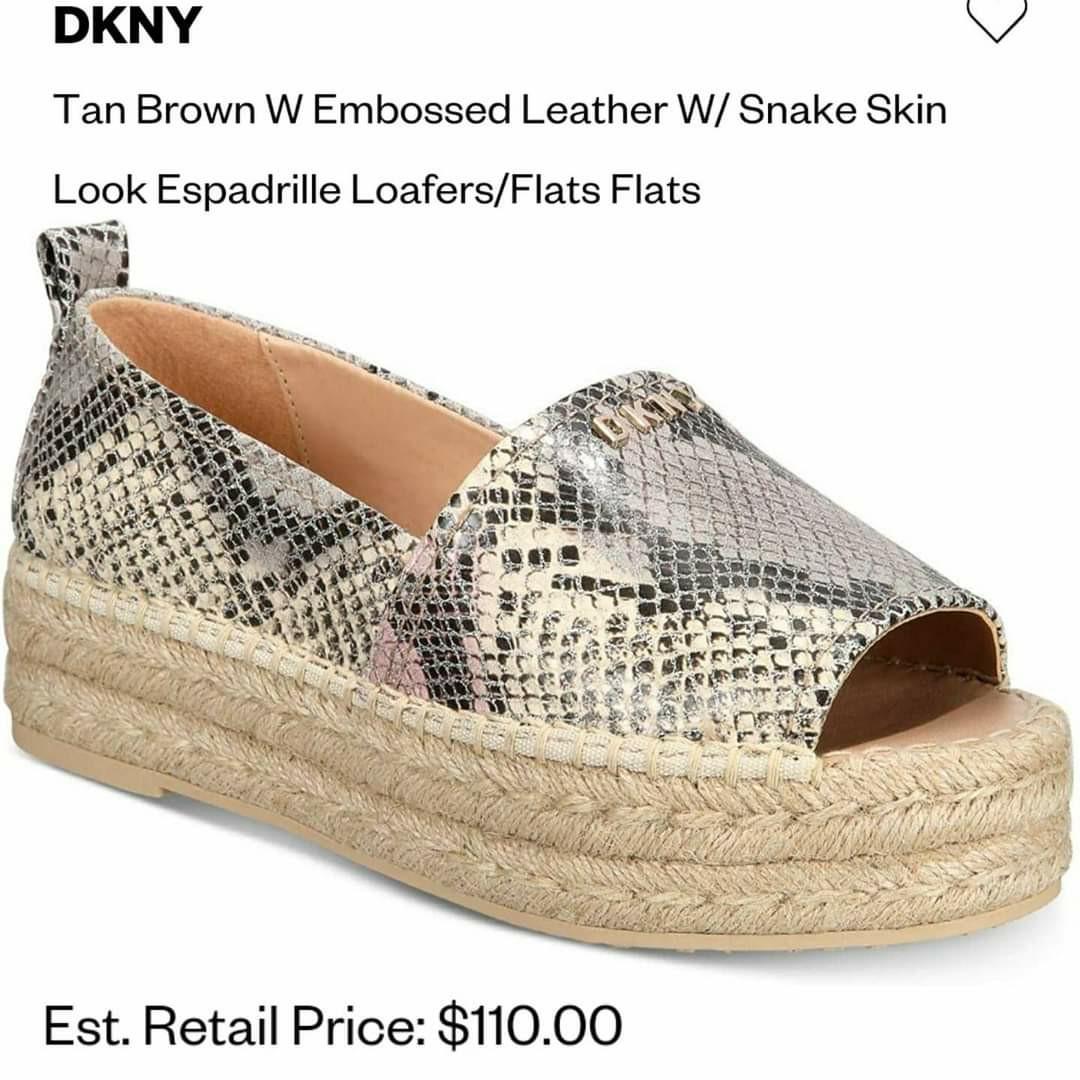 Dkny espadrilles peep outlet toe