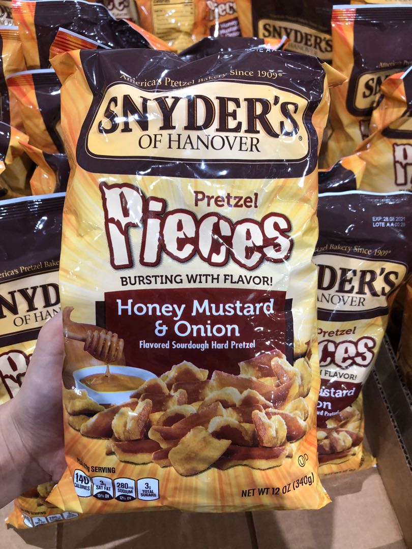 🇺🇸🥨 🍯🧅Snyder’s Pretzel Pieces Honey Mustard & Onion, Food & Drinks