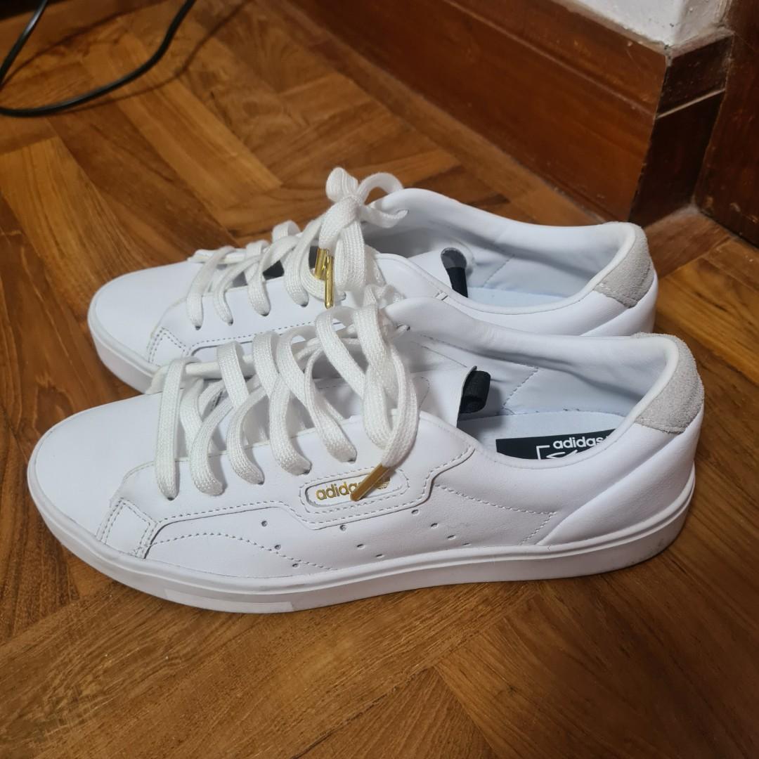 adidas sleek white womens