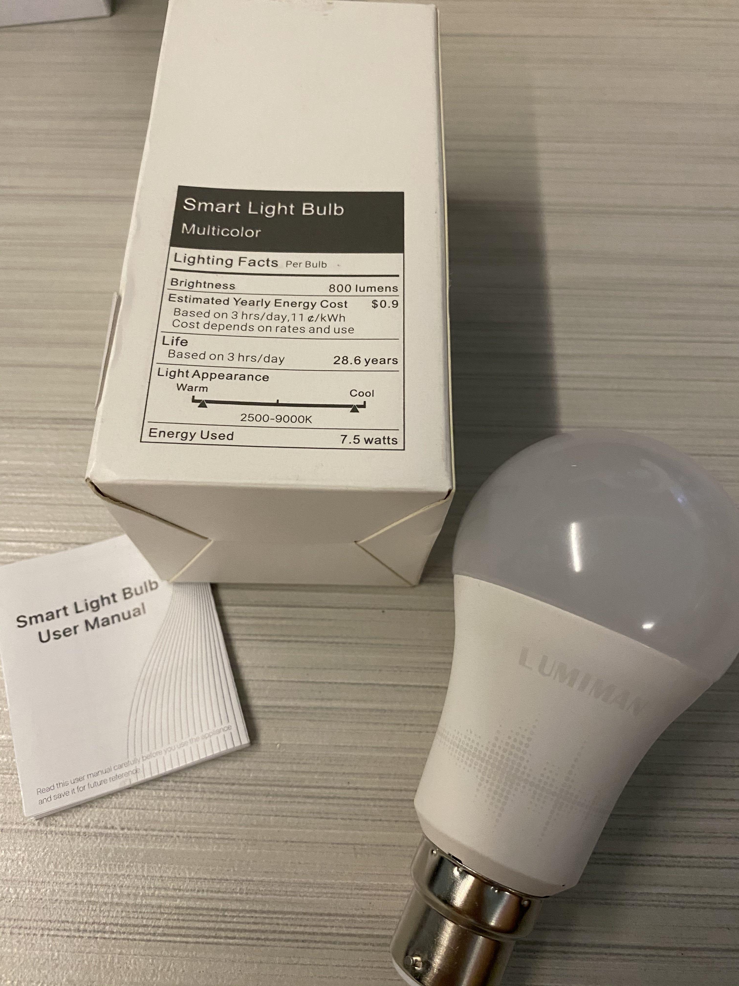 Lumiman smart 2024 light bulb