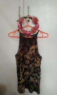 Animal print tanktop