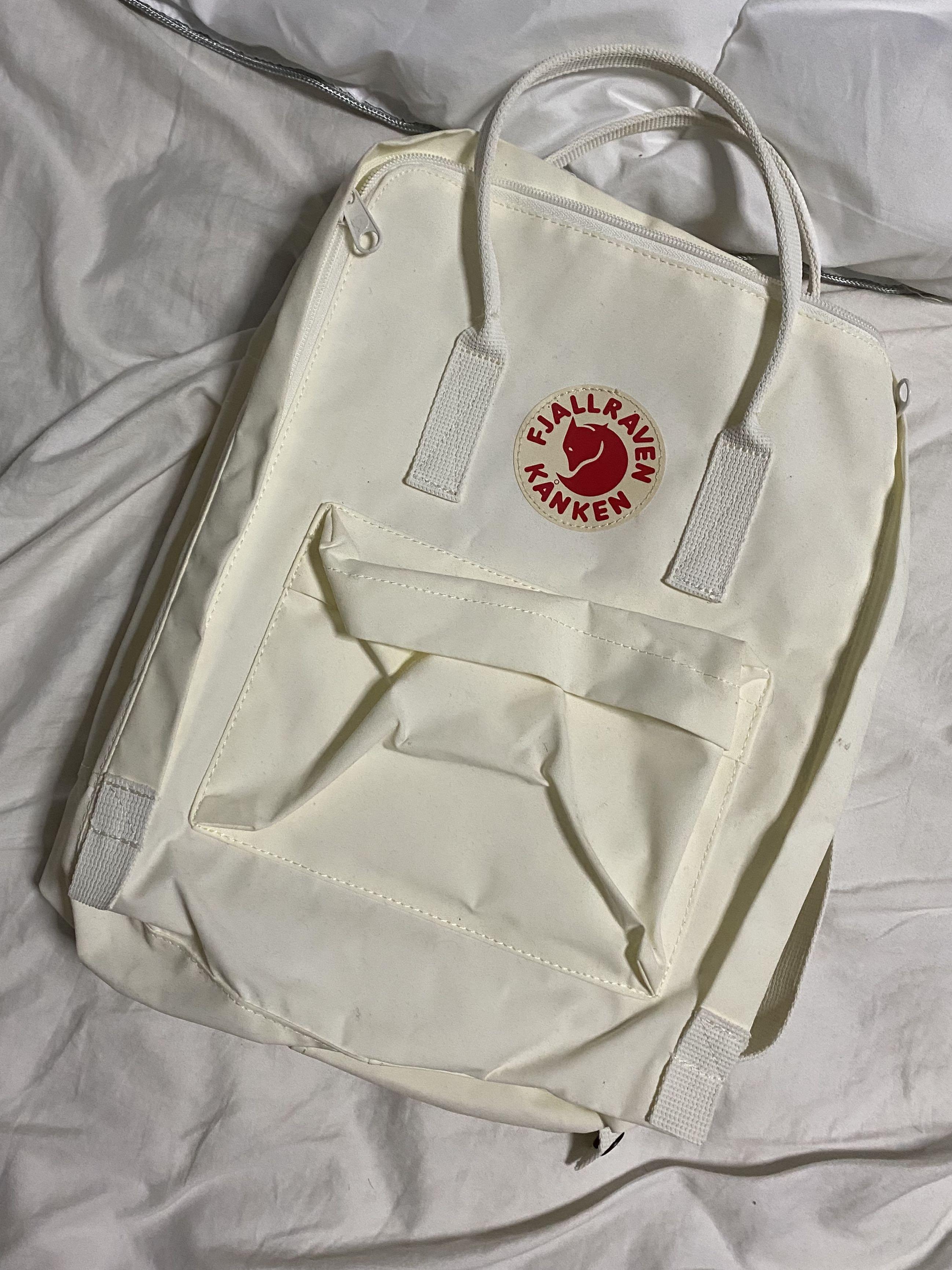 White kanken hotsell bag