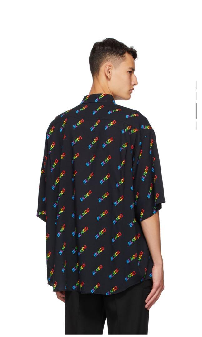 balenciaga short sleeve shirt