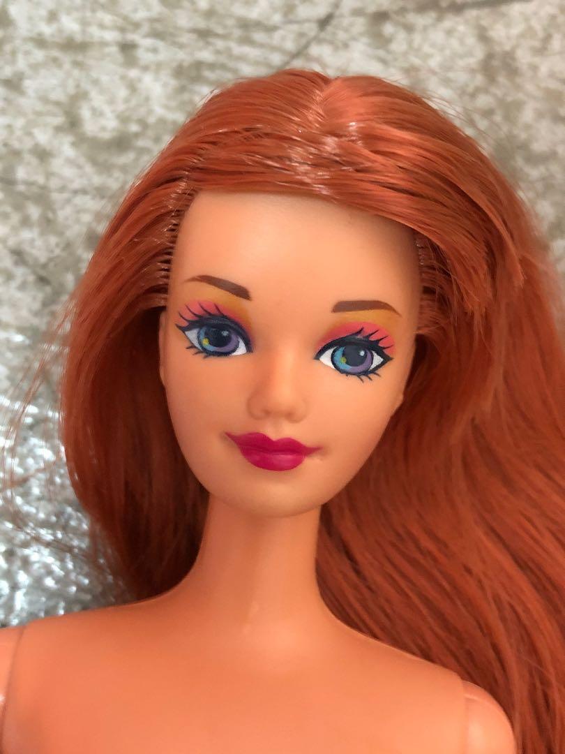 Barbie mermaid jewel hair Midge （Reroot hair ）, Hobbies & Toys, Toys