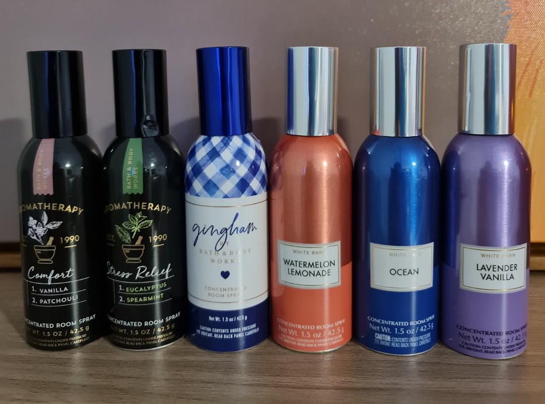 Bath And Body Works Concentrated Room Spray Health Beauty Perfumes Deodorants On Carousell