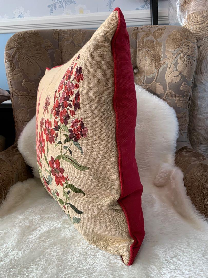 Laura ashley sale red cushions
