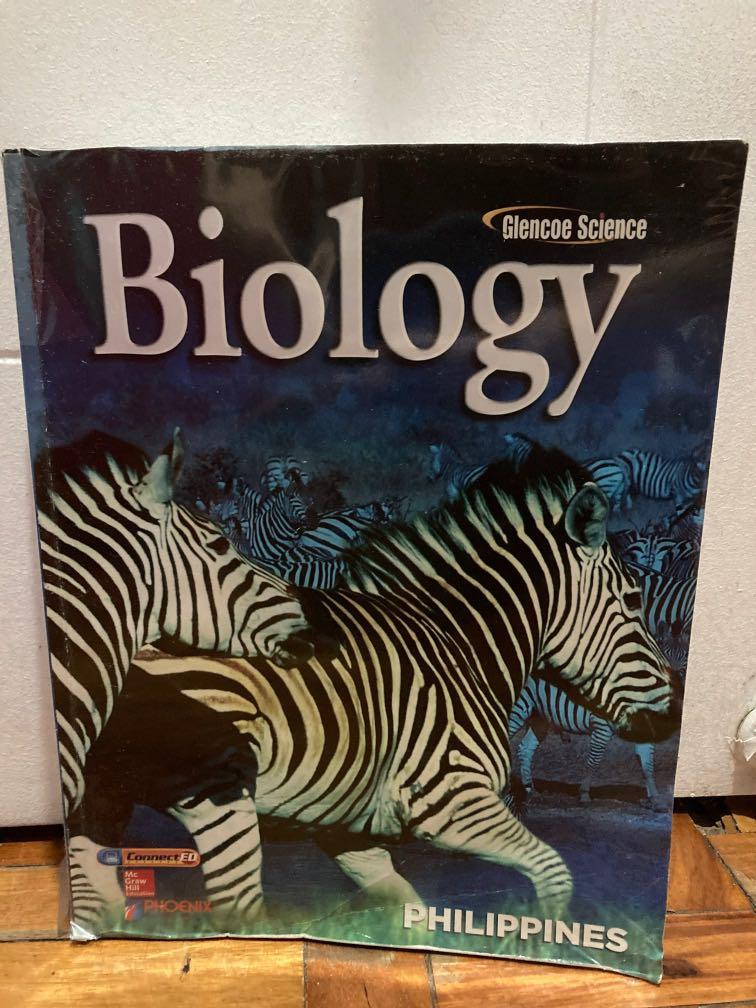 Biology book, McGraw Hill Education, Glencoe Science (2012), Hobbies
