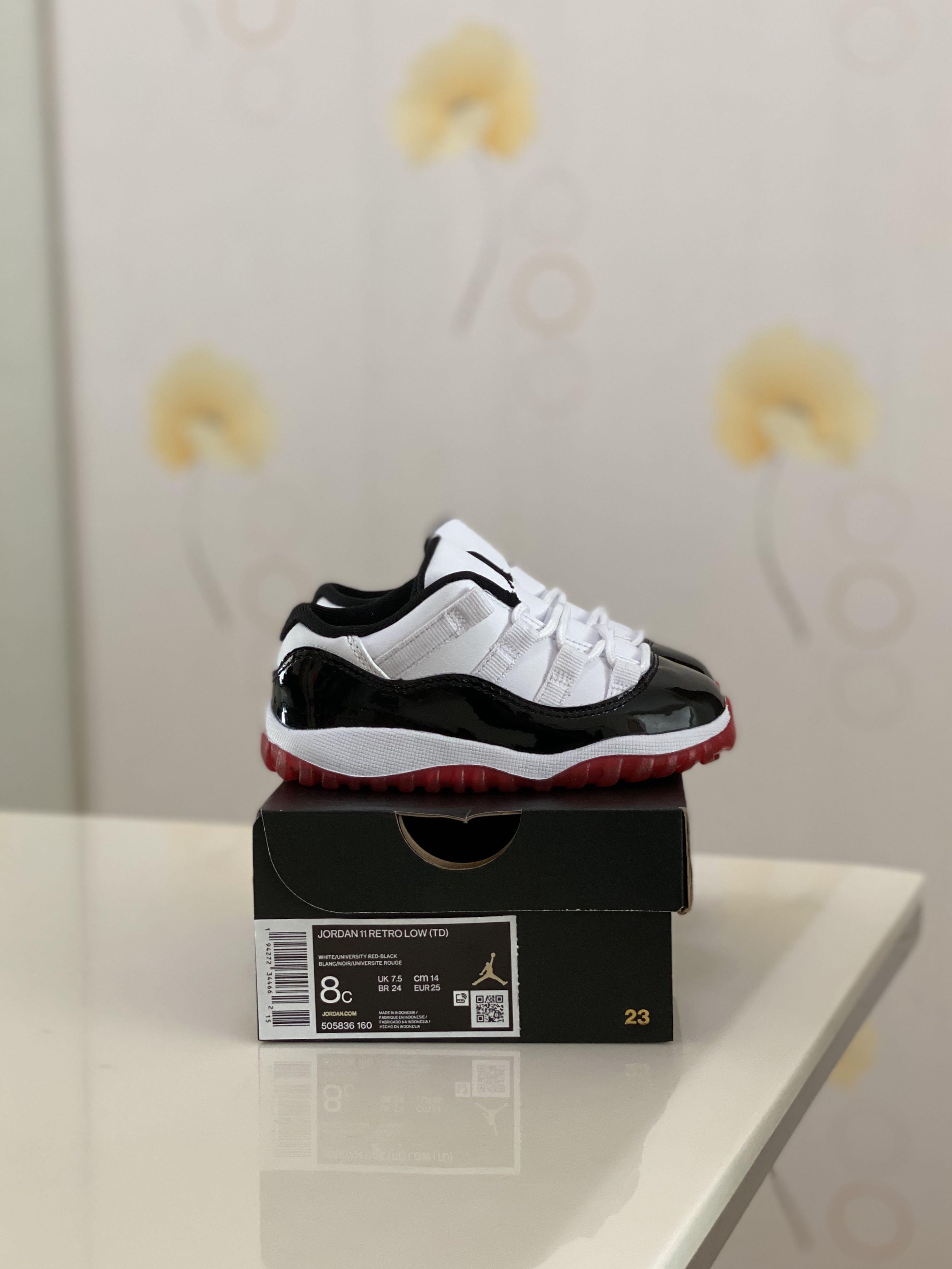BN Nike Air Jordan 11 Retro Low Concord Bred TD US8 C Luxury