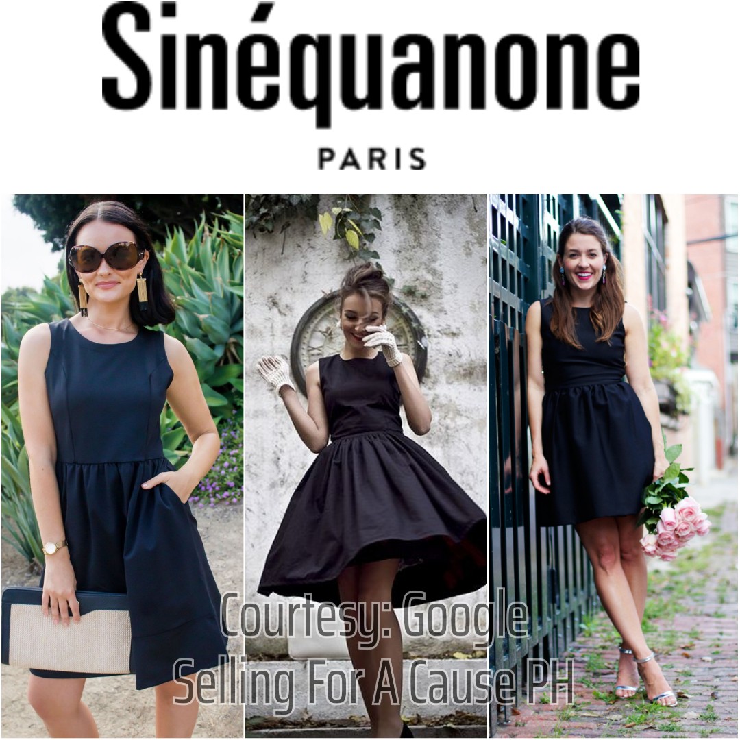 Fashion Dresses A Line Dresses Sinéquanone Sin\u00e9quanone A Line Dress black elegant 