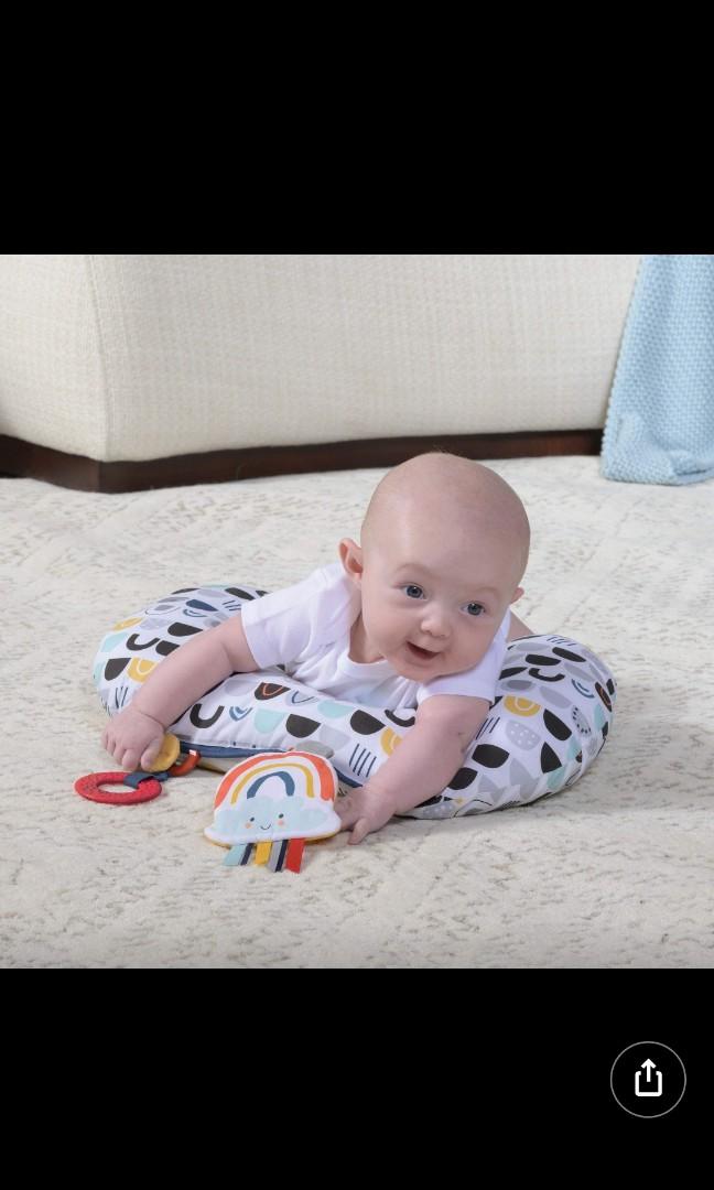 Boppy Tummy Time Prop Pillow, Black White & Rainbow, Babies & Kids