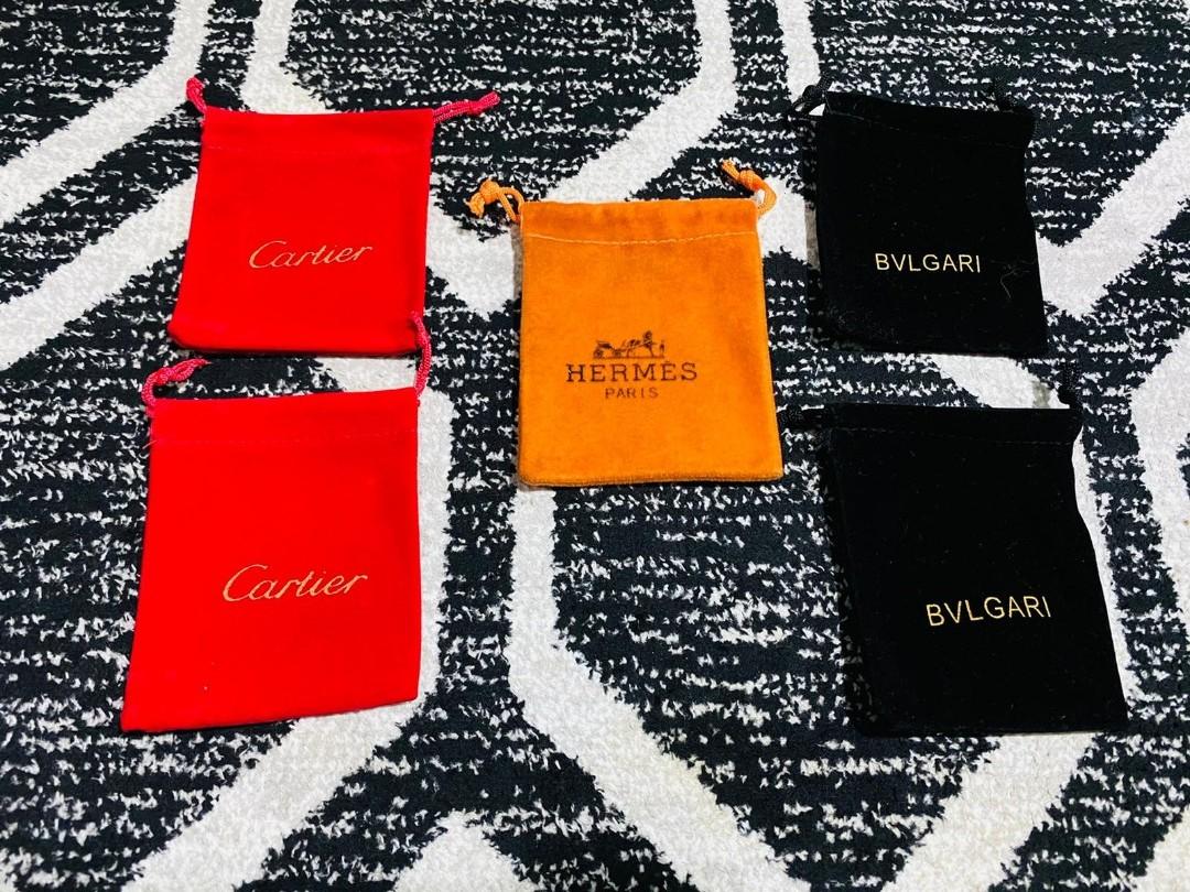 Branded dust bags Women s Fashion Jewelry Organisers