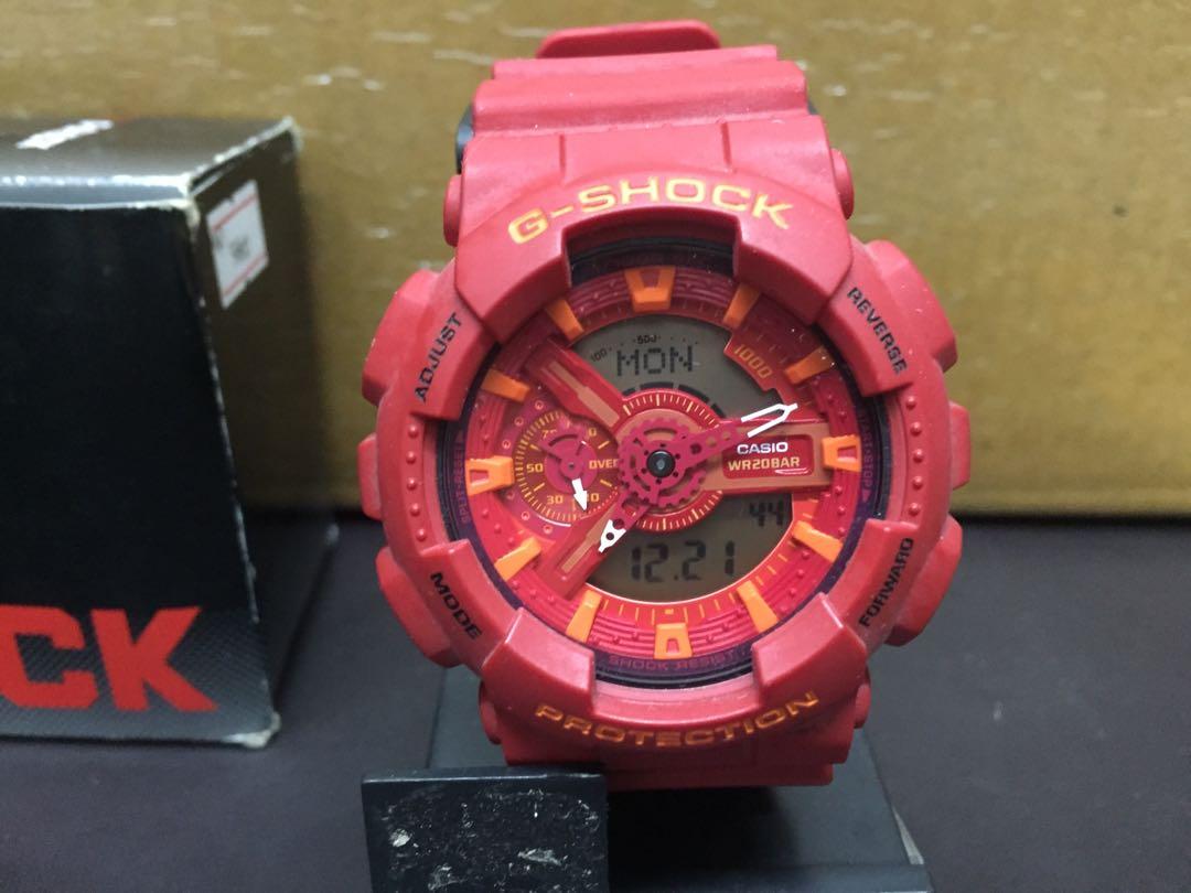 G shock ga 110 sale red