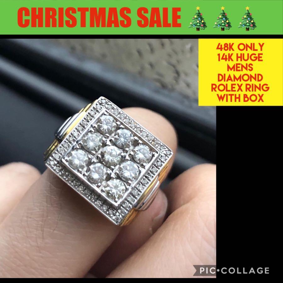 Mens rolex ring for sale on sale