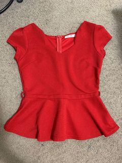 classy peplum top size M #swapau