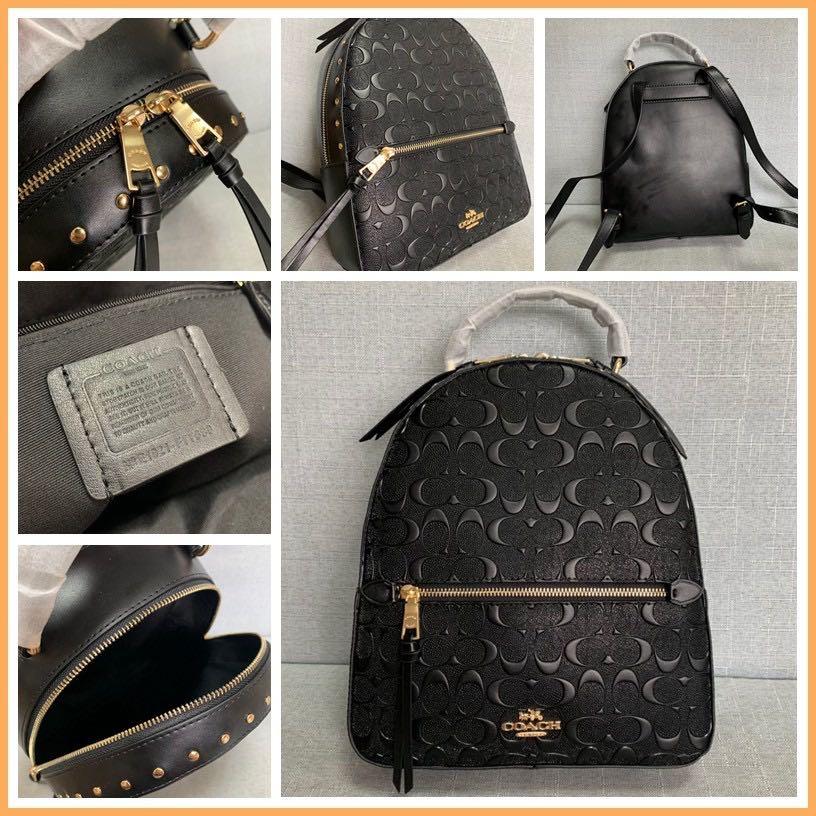 Gold outlet coach backpack