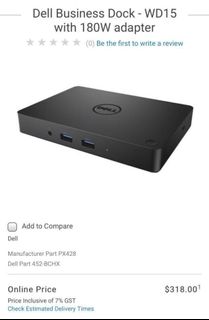 Dell Docking Station D6000 Electronics Computer Parts Accessories On Carousell