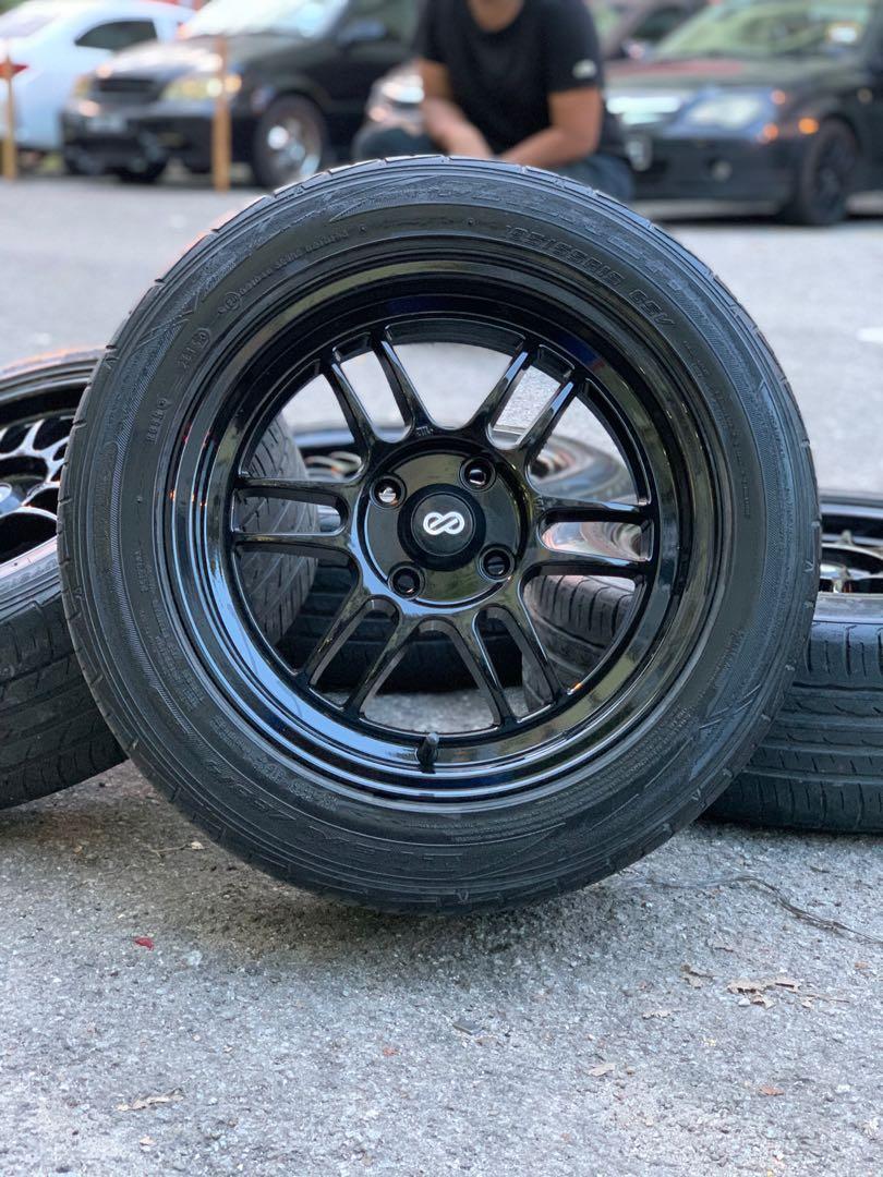 Enkei Rpf1 15” yusta racing, Auto Accessories on Carousell