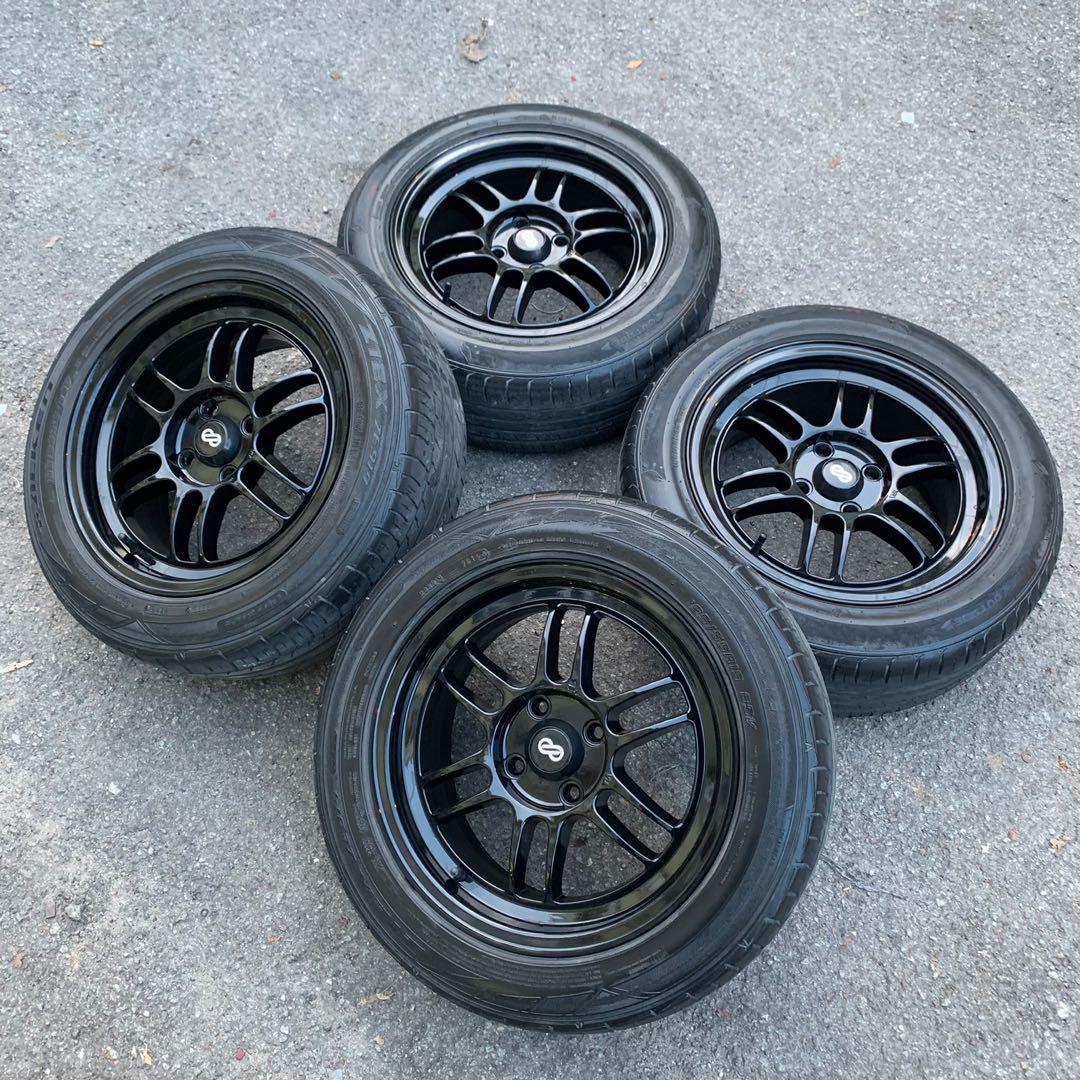 Enkei Rpf1 15” yusta racing, Auto Accessories on Carousell