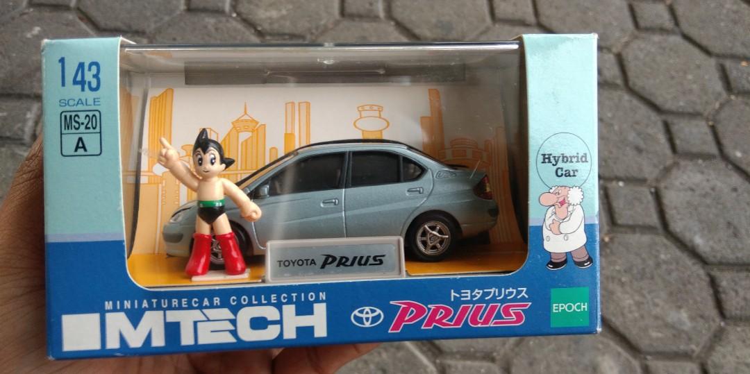 Miniature Mtech Toyota Prius Grise - Échelle 1:43 En Boîte