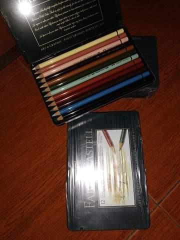 Faber-Castell 12 pcs Polychromos Nature Set (Category: Stationery & School Supplies) located in Caloocan City. Submitted by softsancha (Listing ID 1057698246, Image 1). Description: Faber-Castell 12 pcs Polychromos Nature Set 100% Authentic Made in Germany 12 pcs. color pencils Metal Case Art & Graphic Brand new and affordable !! NOTE: The metal case is a bit rusty since it's the old version of Faber. Still, the pencils are in best quality..