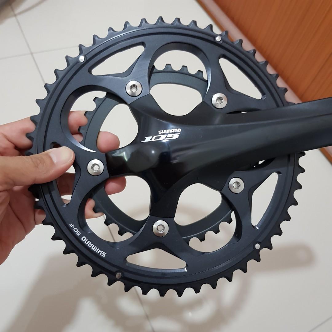 Fc5700 Shimano 105 Front Chain Wheel Bicycles Pmds Parts Accessories On Carousell