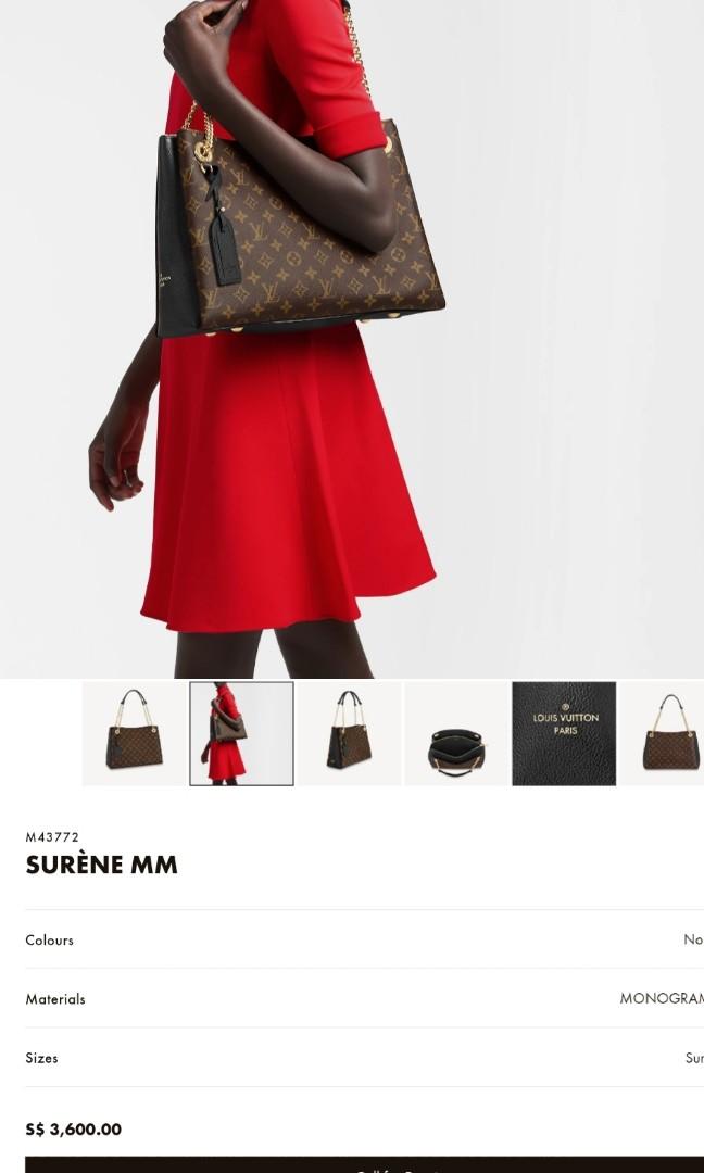 Louis Vuitton Surene MM Shoulder Tote Bag M43772 Monogram