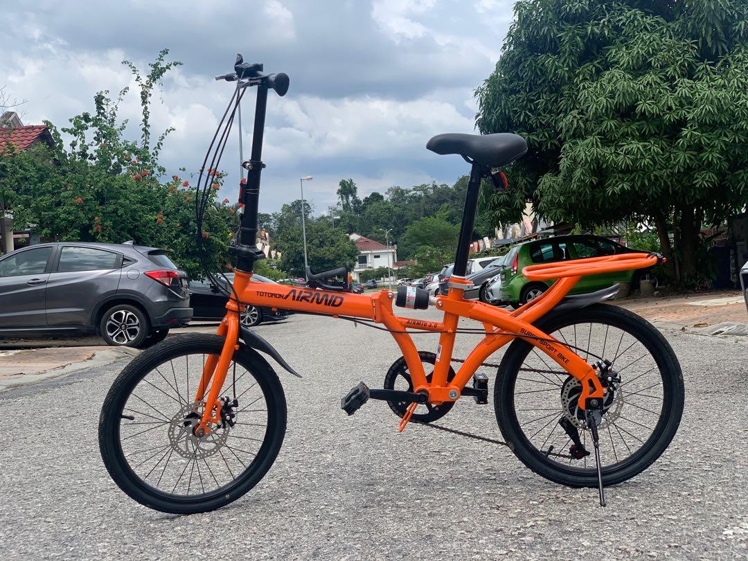 Airmid store folding bike