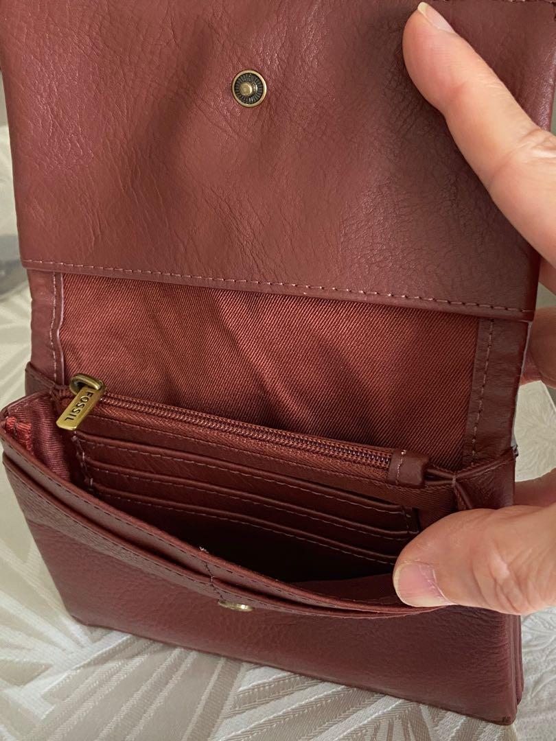 Fossil Aubrey multifunction wallet full leather