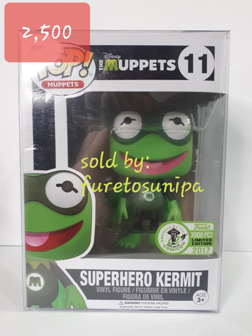 Funko Pop Muppets Superhero Kermit Hobbies Toys Toys Games