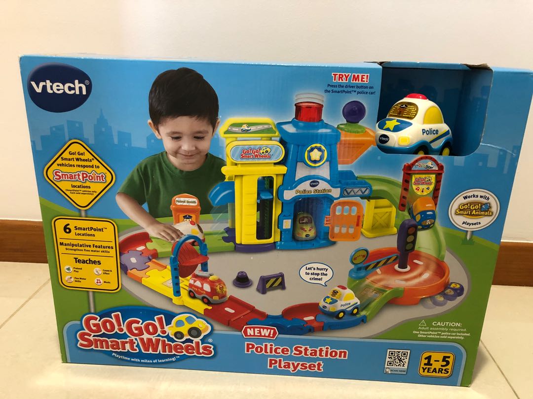 Vtech go go smart online wheels police station playset