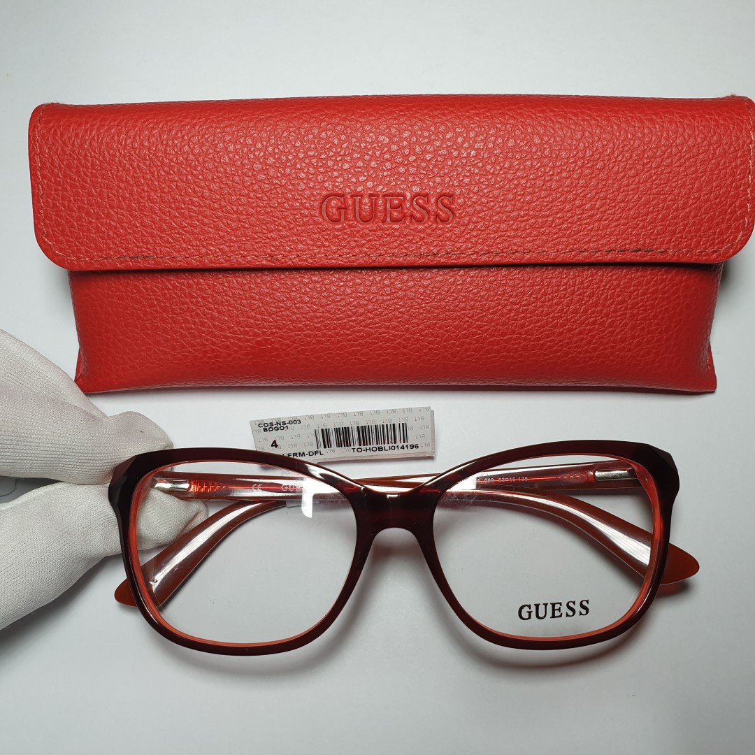 Guess red glasses store