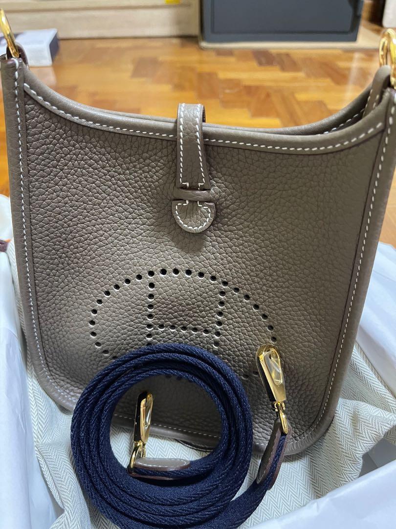Hermes mini deals evelyne etoupe