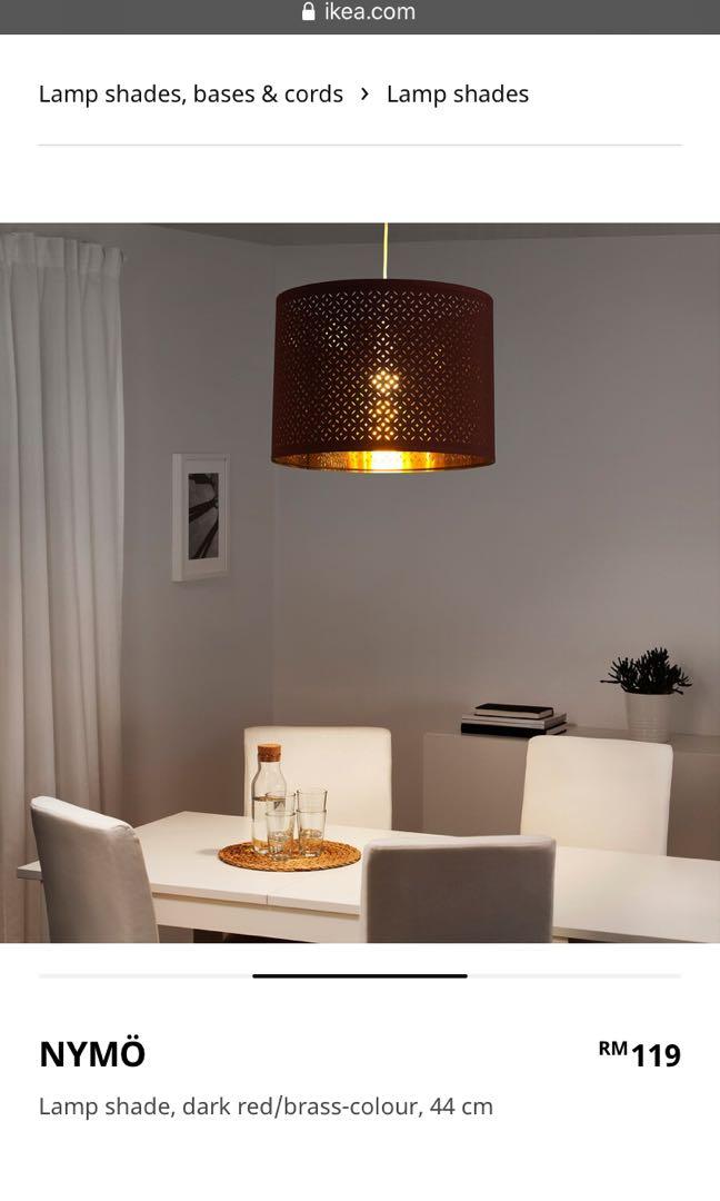 IKEA NYMO 24cm lampshade, Furniture & Home Living, Home Decor, Carpets,  Mats & Flooring on Carousell