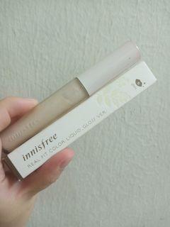 Innisfree real fit color liquid gloss ver